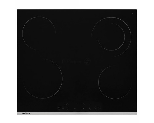 Электрическая варочная панель Krona CELLO 60 BL/S шириной встраивания 60 см станет идеальным решением для кухонь, выполненных в современных стилях. Модель оснащена 4 зонами сверхбыстрого нагрева Hi-Light с увеличением одной зоны до 180 мм и таймером авто