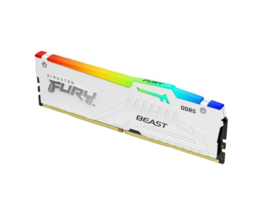 [Модуль памяти] Kingston DDR5 32GB 6000MHz KF560C36BWEA-32 Fury Beast White Expo RGB  PC5-48000 CL36