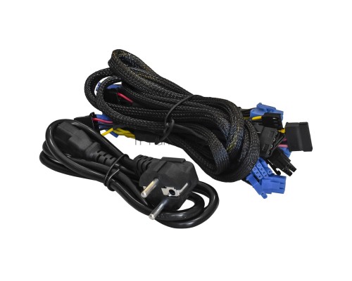 Серверный БП 600W ExeGate ServerPRO-600RADS (ATX, for 3U+ cases, APFC, КПД 80% (80 PLUS), 14cm fan, 24pin, (4+4)pin, PCIe, 5xSATA, 4xIDE, FDD, Cable Management, black)