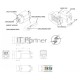 Вставка Keystone Jack RJ-45(8P8C) Hyperline KJNE-8P8C-C6-90-SH-F-WH, категория 6, экранированная, 110 IDC, заделка с помощью NE-TOOL, белая