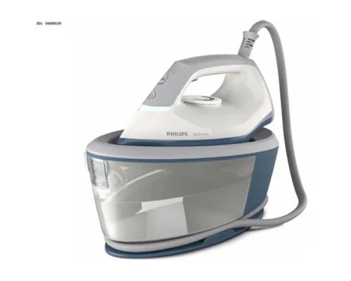 [Утюг] Парогенератор Philips/ Парогенератор Philips, объем 1.4 л , подача пара 110 г/мин, паровой удар 300 г/мин, вертикальное отпаривание, цвет синий