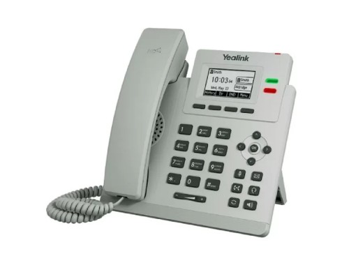 [VoIP-телефон] Телефон SIP Yealink SIP-T31P, 2 линии, PoE, БП в комплекте,светло-серый (SIP-T31P Light Gray)