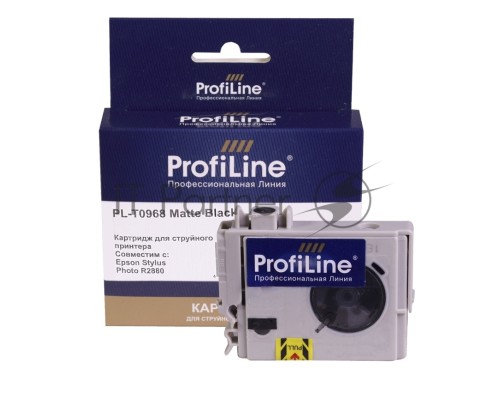 Струйный картридж PL-T0968 для принтеров Epson Stylus Photo R2880 с чернилами Matte Black 11,4 мл ProfiLine
