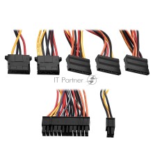 Серверный БП 450W ExeGate EX292219RUS ServerPRO-1U-F450AS (Flex ATX, APFC, КПД 80% (80 PLUS), 4cm fan, 24pin, 4pin, 3xSATA, 2xIDE)