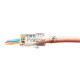 Разъем легкой оконцовки RJ-45 (8P8C) Hyperline PLEZ-8P8C-U-C6-100 под витую пару, категория 6 (50 µ