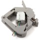 Крепление для Keystone Jack на DIN-рейку Hyperline FP-IE-DIN-KJ-1A-GY в распределительные щиты для промышленных решений, с 2-мя боковыми крышками, ширина 21 мм