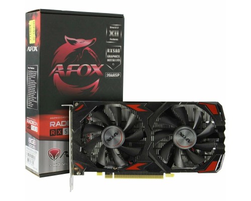 [Видеокарта] Видеокарта AFOX RX580 8GB GDDR5 256Bit  2xDP/HDMI ATX 2FAN  (AFRX580-8192D5H3-V3) RTL