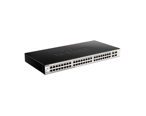 [Сетевое оборудование] D-Link DGS-1210-52/ME/B2A Управляемый L2 коммутатор, 48x1000Base-T, 4x1000Base-X SFP, AC 220В/DC 12В(с возможностью мониторинга статуса питания коммутатора)