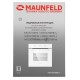 Шкаф духовой электрический Maunfeld MEOC708PW, встраиваемый