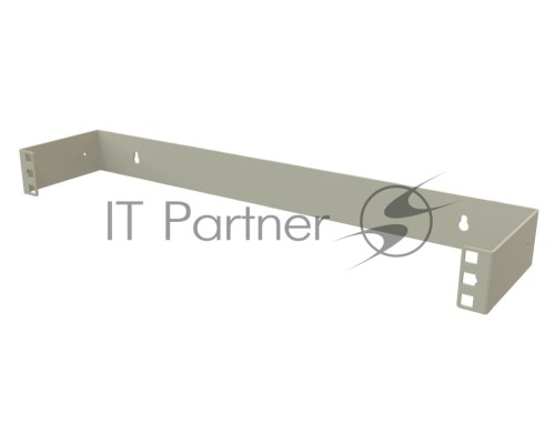 Кронштейн Hyperline BW19, настенный, 1U, 47х493х110 мм (ВхШхГ), нагрузка: 15 кг, настенный, 19