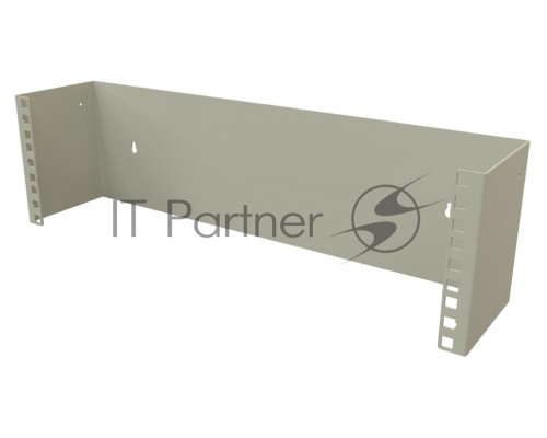 Кронштейн Hyperline BW19, настенный, 3U, 136х493х110 мм (ВхШхГ), нагрузка: 15 кг, настенный, 19