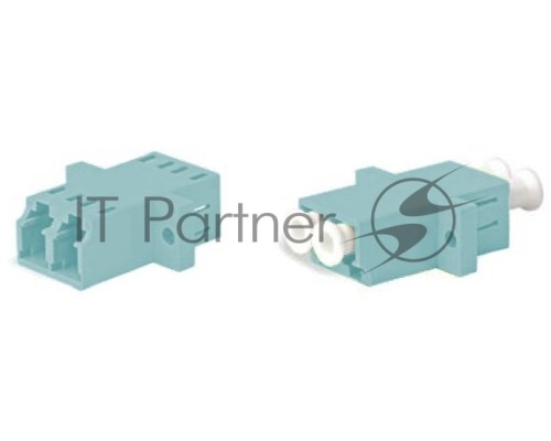 Проходной адаптер оптический Hyperline, LC/LC (MM), Duplex
