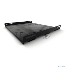 Полка Hyperline TSH3H, усиленная, 1U, 485х450 мм (ШхГ), для шкафов, цвет: чёрный