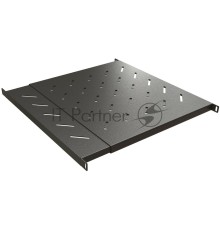 Полка Hyperline TSD3L, выдвижная, 0,5U, 483х700 мм (ШхГ), для шкафов, цвет: чёрный