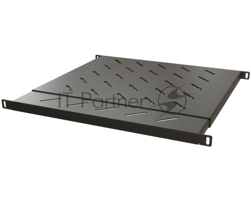 Полка Hyperline TSD3L, выдвижная, 0,5U, 483х700 мм (ШхГ), для шкафов, цвет: чёрный