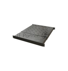 Полка Hyperline TSD3H, раздвижная, 1U, 483х700 мм (ШхГ), для шкафов, цвет: чёрный