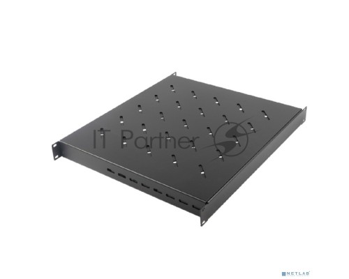 Полка Hyperline TSD3H, раздвижная, 1U, 483х700 мм (ШхГ), для шкафов, цвет: чёрный