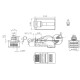 Разъём Hyperline PLEZ-8P8C-U-C5, RJ45(8p8c), кат. 5е, неэкр., для одножильного и многожильного кабеля, 100 шт, цвет: прозрачный, язычок Arch
