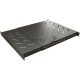 Полка Hyperline TSD3H, раздвижная, 1U, 483х1100 мм (ШхГ), для шкафов, цвет: чёрный