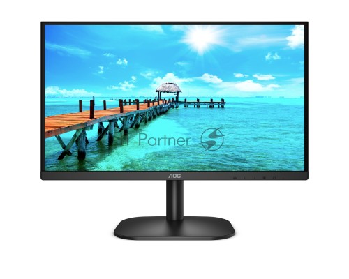 Монитор 21.5'' АОС 22B2D [16:9] 1920х1080(FHD) VA, nonGLARE, 250cd/m2, H178°/V178°, 3000:1, 20M:1, 16.7M, 4ms, VGA, DVI, Tilt, 3Y, Black