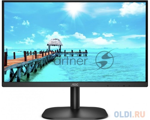 Монитор 21.5'' АОС 22B2D [16:9] 1920х1080(FHD) VA, nonGLARE, 250cd/m2, H178°/V178°, 3000:1, 20M:1, 16.7M, 4ms, VGA, DVI, Tilt, 3Y, Black