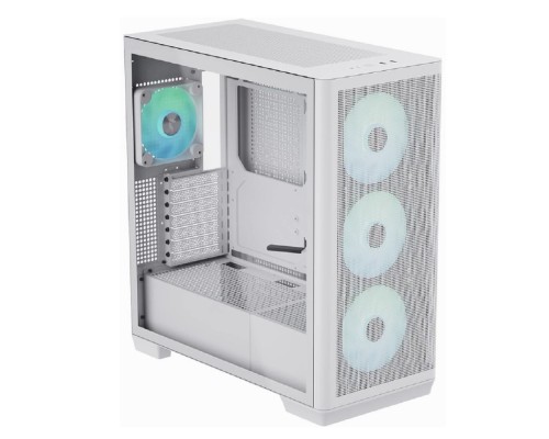 [Корпус] Корпус Mid-Tower AEROCOOL APNX CREATOR C1-WT-V1 white (ATX, без БП, ARGB fans, 3*USB3.2) (4711099474318)