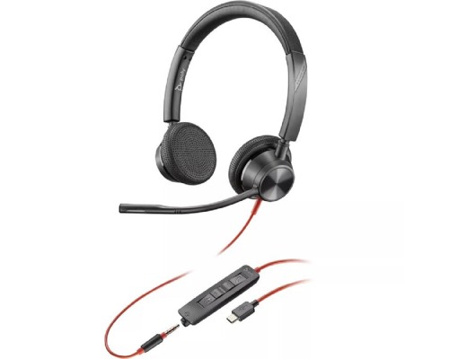 [Гарнитура] Poly BW 8X221AA 3325 -M USB-C HS +USB-C/A Гарнитура проводная