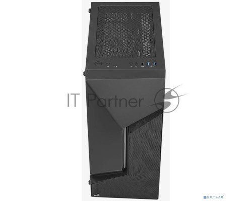 Компьютерный корпус MidiTower AeroCool SCAPE-G-BK-v2 ATX Black 2x140mm FRGB fan + 1*120mm FRGB fan (4711099471546)