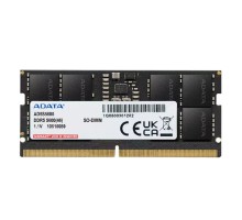 A-data DDR5 16GB 5600MHz AD5S560016G-S RTL PC5-44800 CL46 SO-DIMM 262-pin 1.1В single rank Ret
