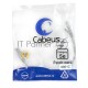 Шнур комм. Cabeus, кат. 5е, неэкр., U/UTP, RJ45/RJ45, LSZH, AWG24, 0.3м, серый