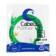 Неэкранированный патч-корд Cabeus, кат. 5е, неэкр., U/UTP, RJ45/RJ45, PVC, AWG24, 2м, зелёный