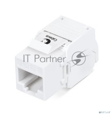 Модуль универсальный Cabeus, keystone, 1хRJ45(8P8C), Toolless, кат. 5е, неэкр., цвет: белый