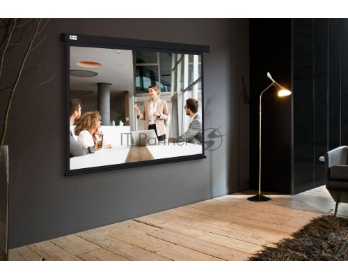 Экран Cactus 168x299см Wallscreen CS-PSW-168X299-BK 16:9 настенно-потолочный рулонный черный
