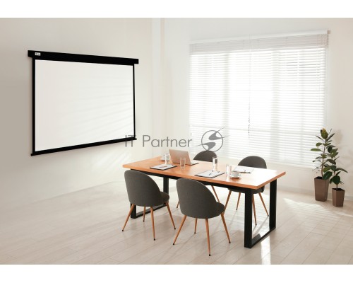 Экран Cactus 168x299см Wallscreen CS-PSW-168X299-BK 16:9 настенно-потолочный рулонный черный