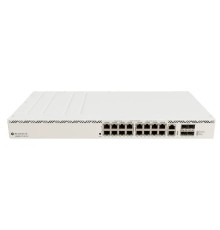 MikroTik CRS320-8P-8B-4S+RM Коммутатор стоечный, 17*1Gbit RJ45, 4*SFP+,  PoE (1-16port) RouterOS v7