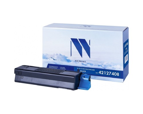 [Расходные материалы] Картридж NVP совместимый NV-42127408 Black для Oki C5100/5200/5300/5400 (5000k)