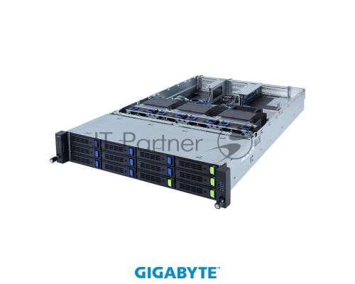 Серверная платформа Gigabyte R282-G30 2U Server Supports up to 3 x double slot GPU cards,3rd Gen. Intel® Xeon® Scalable Processors,8-Channel RDIMM/LRDIMM DDR4 per processor, 32 x DIMMs,Supports Intel® Optane™ Persistent Memory 200 series,Dual ROM Archite