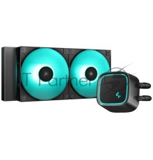 Система водяного охлаждения Deepcool LE500 Soc-AM5/AM4/1151/1200/1700 4-pin 18-33dB Al+Cu 220W 1238gr LED Ret
