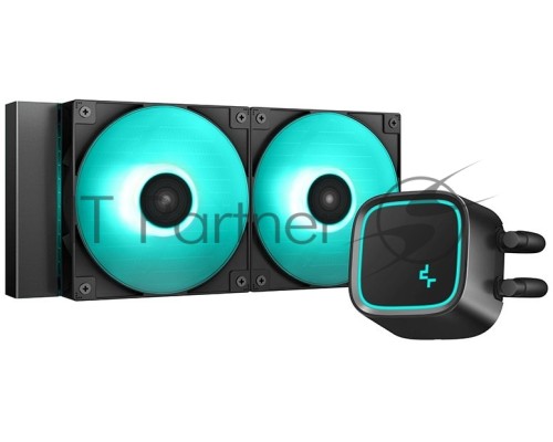 Система водяного охлаждения Deepcool LE500 Soc-AM5/AM4/1151/1200/1700 4-pin 18-33dB Al+Cu 220W 1238gr LED Ret