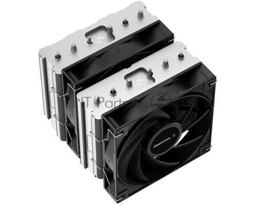 Кулер Deepcool AG620 Soc-AM5/AM4/1151/1200/2066/1700 4-pin 15-29dB Al+Cu 260W 1300gr Ret