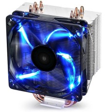 Кулер Deepcool GAMMAXX 400 BLUE BASIC Soc-AM4/1151/1200/1700 4-pin 18-30dB Al+Cu 130W 640gr LED Ret