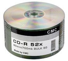 Диски CMC CD-R 80 52x Bulk/50 (141151)