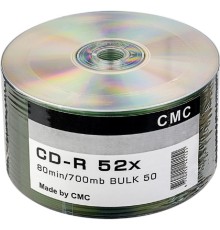 Диски CMC CD-R 80 52x Bulk/50 (141151)