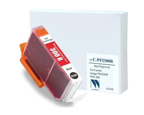 [Расходные материалы] Струйный картридж NV Print C-PFI300 R для Canon imagePROGRAF PRO-300
