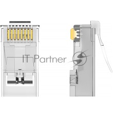 Коннектор Vention RJ45 (8p8c), UTP, cat. 6A, под витую пару (10шт.)