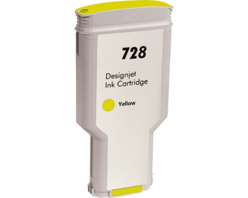 [Расходные материалы] Струйный картридж NV Print 728 (NV-F9K15A) Yellow для HP DesignJet T830/T730 (300 мл)