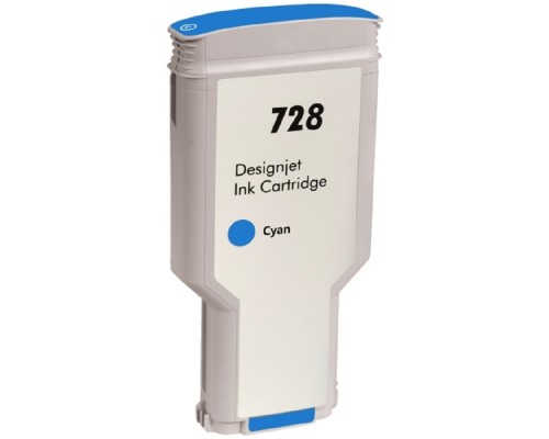 [Расходные материалы] Струйный картридж NV Print 728 (NV-F9K17A) Cyan для HP DesignJet T830/T730 (300 мл)