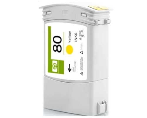 [Расходные материалы] Струйный картридж NV Print 80 (NV-C4848A) Yellow для HP DesignJet 1050c, 1055cm (400 мл)