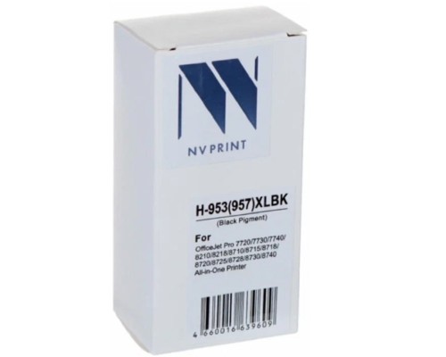 [Расходные материалы] Струйный картридж NV Print 953(957)XLBK (NV-L0S70AE)  Black для HP OfficeJet Pro 7720, 7730, 7740, 8210, 8218, 8710, 8715, 8720, 8725, 8730 (2000 стр)