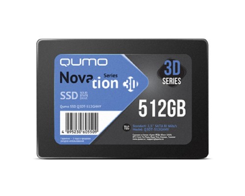 [накопитель] QUMO SSD 512GB QM Novation Q3DT-512GHHY {SATA3.0}